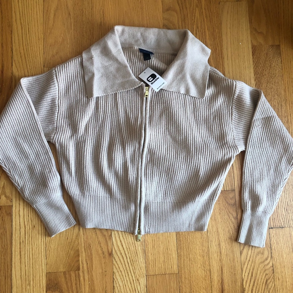 NWT Buckle day trip zip up long sleeve sweater - Picture 2 of 13
